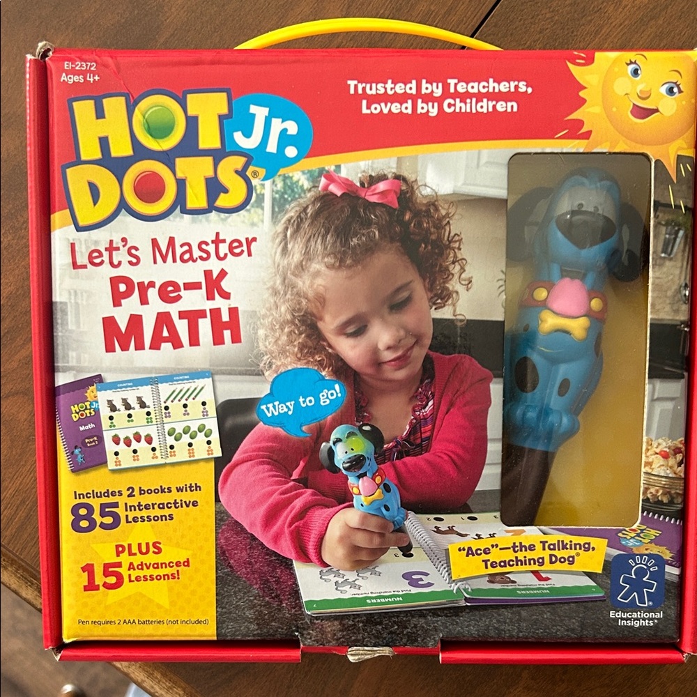 Hot Dots Jr. Pre-K Math Set - Blue